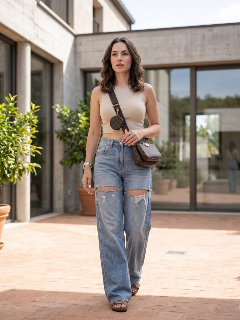 Jeans Wide Leg "Ribelle"