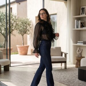 Camicia Nera Romantica "Aura Nera" - immagine 3
